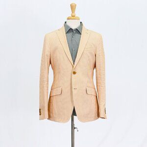 Etro Beige Pinstripe Blazer